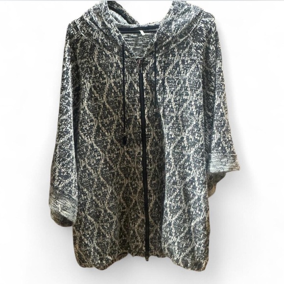 Free People Santa Fe Jacquard Zippered Kimono - Size Large - Picture 7 of 8